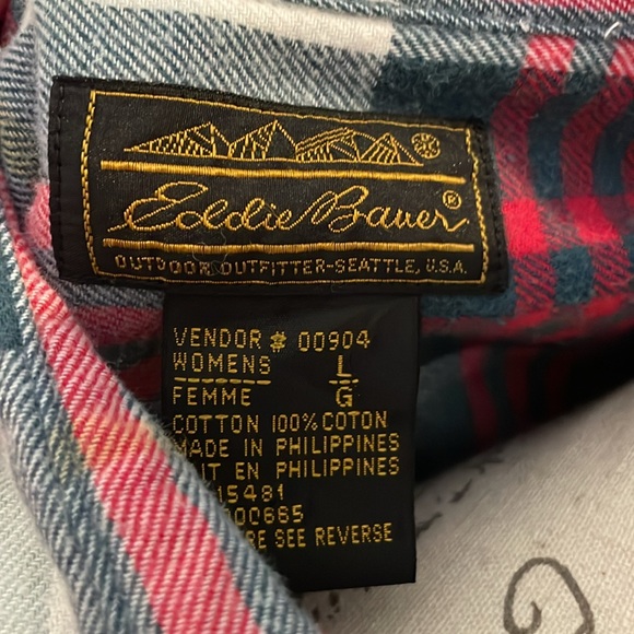 Vintage Eddie Bauer Flannel - Picture 3 of 5